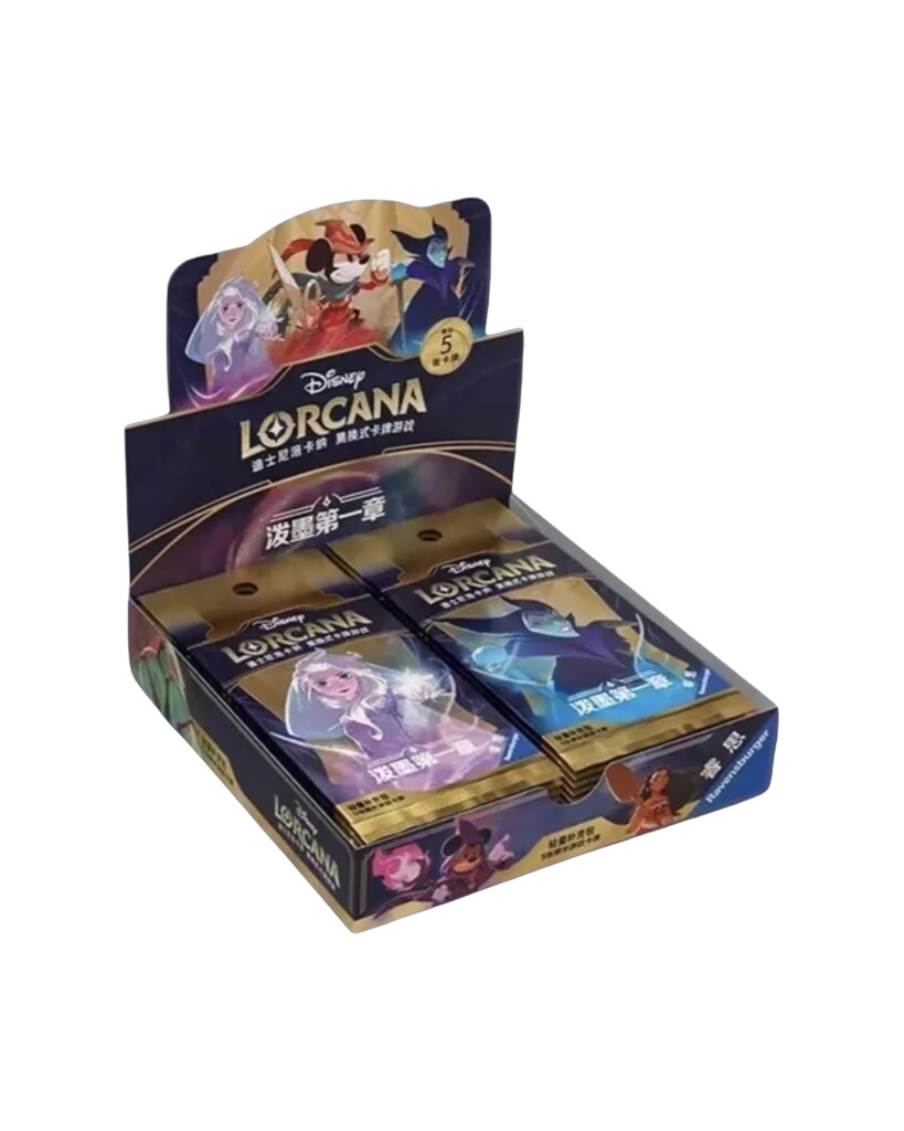 Disney Lorcana TCG: The First Chapter Slim Booster Box - Simplified ...